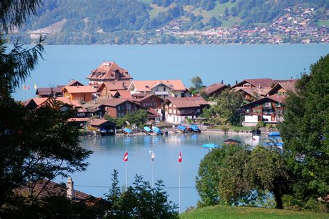 Switzerland Canton of Bern Iseltwald HD Wallpaper | Background Image