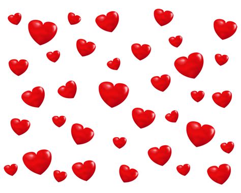 Transparent Png Background With Hearts Heart Iphone Wallpaper Red