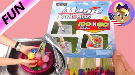 How To Make 100 Water Balloons In 60 Seconds Demo How To Fill Water