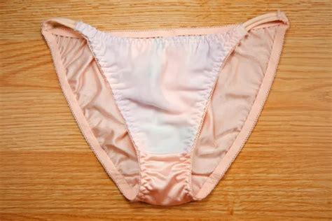 vintage japanese nylon shiny slippery pretty cute pastel peach pink panty ssmall 14 82 picclick