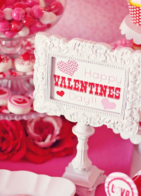 Amandas Parties To Go Valentines Party Table Ideas