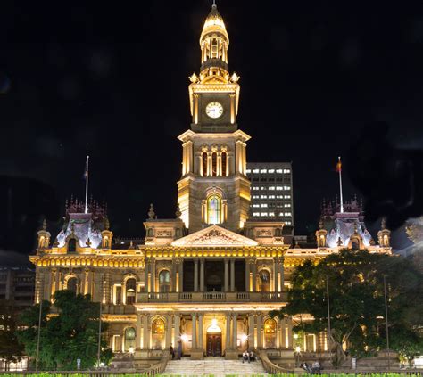 Sydney Town Hall from George St., Australia