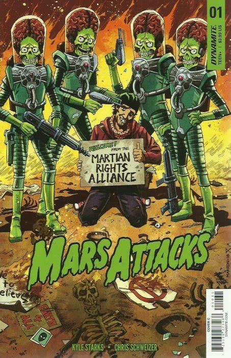 Mars Attacks 1 Dynamite Entertainment Comic Book Value And Price Guide