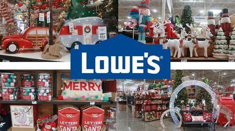 If you will buy your decorations, you may want to look into christmas stores in texas, where you can roam through the largest christmas store in the world and purchase some of the most beautiful decor on the market. LOWES HOME IMPROVEMENT STORE/ CHRISTMAS DECOR 2019 - YouTube