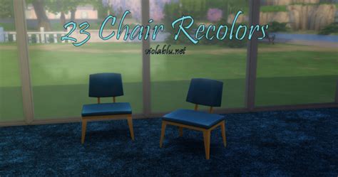 23 Basic Chair Recolors For Sims 4 Violablu ♥ Pixels ♥