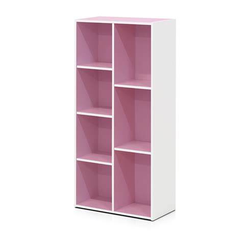 Buy Furinno Luder 7 Cube Reversible Open Shelf Bookcase Whitepink