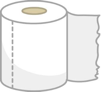 Toilet paper drawing illustration vector on white background. 2007