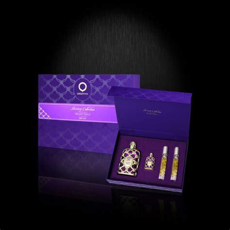 Velvet Gold T Set Hard Box Orientica Perfumes