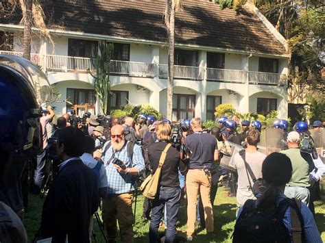 Riot Police Invade Mdc Press Conf Zimbabwe Situation