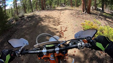 Ready to go big in the dirt? Dirt bike Rampart Range Colorado Noddles Trail - YouTube
