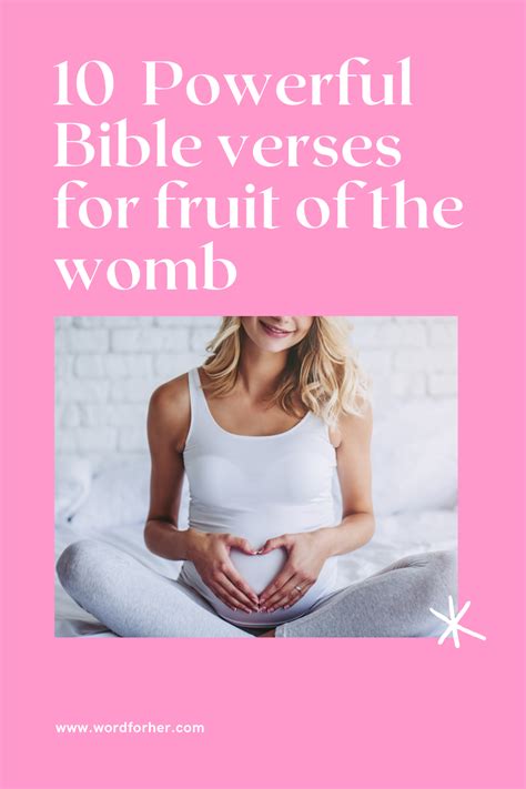 10 Powerful Bible Verses For Fruit Of The Womb A Word For Her