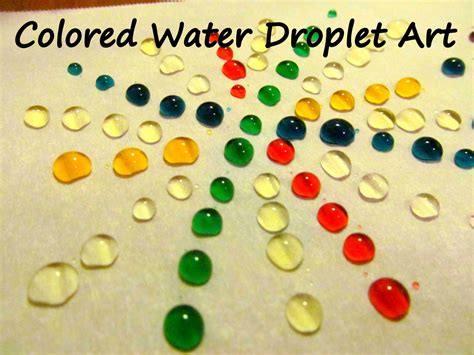 Colored Water Droplet Art With Images Water Droplets Art Water