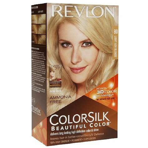 Add your reviews in the comments section! Revlon ColorSilk Hair Color 80 Light Ash Blonde 1 Each ...