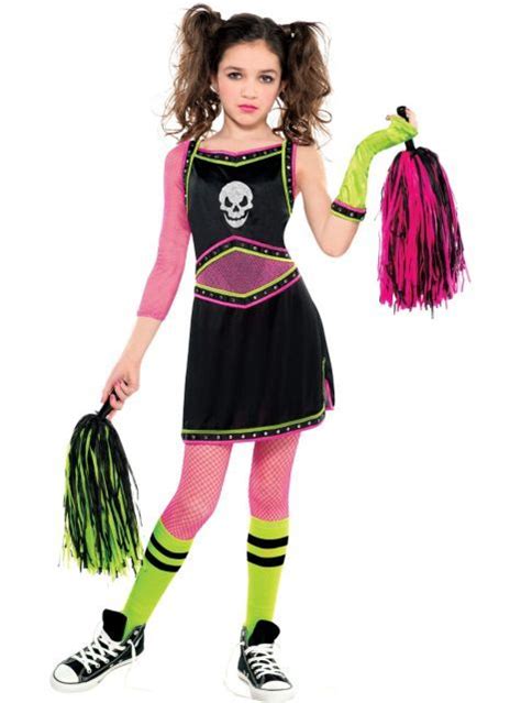 Girls Mean Spirit Cheerleader Costume Party City Halloween Costumes