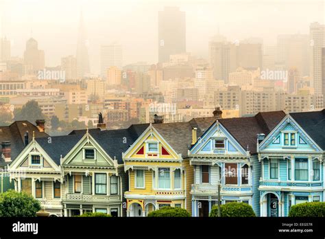 The Painted Ladies Of San Francisco California Usa Stock Photo Alamy