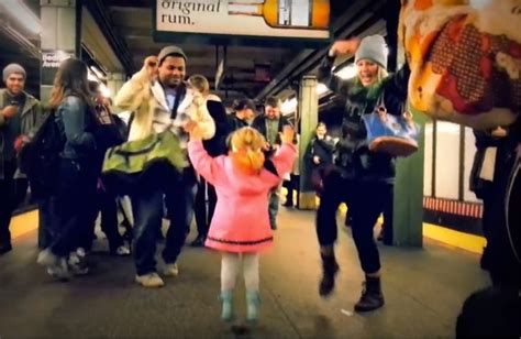 Little Girl Starts Dance Party In New York Subway Station Reminds