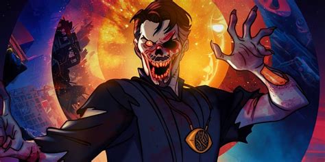 Zombie Doctor Strange Poses In New Marvels What If Poster
