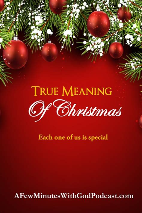 True Meaning Of Christmas Ultimate Christian Podcast Radio Network