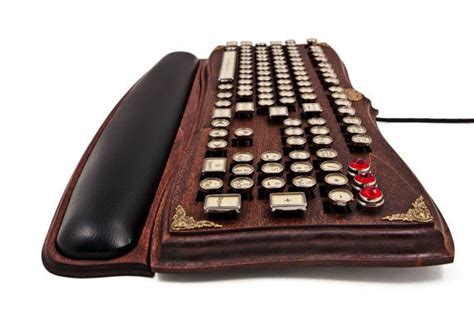 The Diviner Keyboard Datamancer Wooden Steampunk Typewriter Etsy