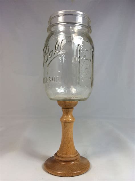 Ball Jar Wine Glass Https Etsy Com Shop Pmglassart Ref Si Shop
