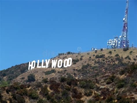 Hollywood Sign Los Angeles Editorial Photography Image Of Mount