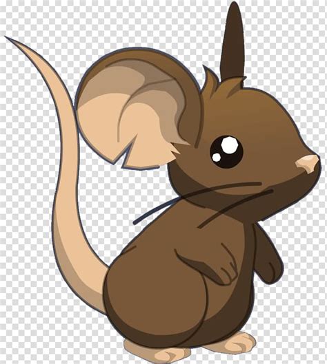 Mice Brown Mouse Illustration Transparent Background Png Clipart