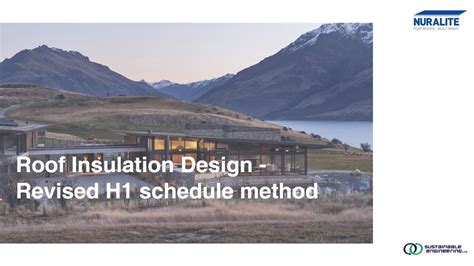Nuralite Waterproofing Roof Insulation Design For H1 Standards Youtube