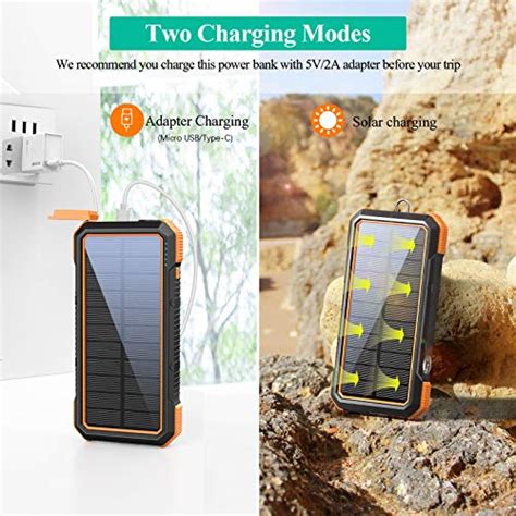 Blavor Solar Charger Power Bank 18w Qc 30 Portable Wireless Charger