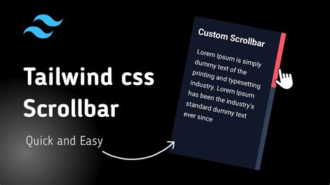 Custom Scrollbar Using Tailwind CSS Tailwind Css Scrollbar