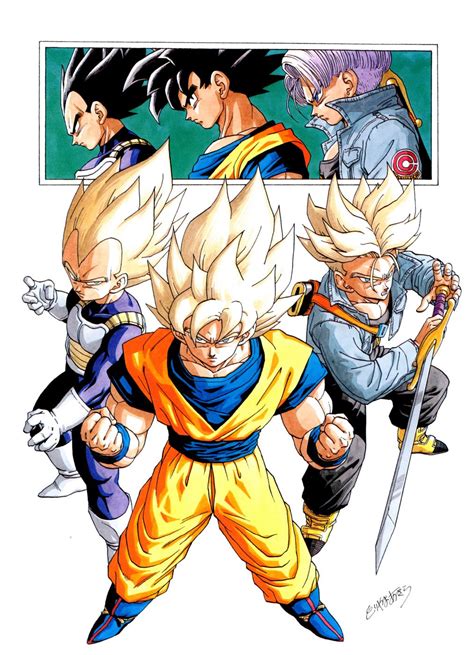 Dragon Ball Z Vegeta Goku Trunks Dragon Ball Series Pinterest