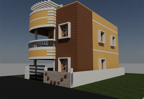 House 3d Dwg Model For Autocad Designs Cad