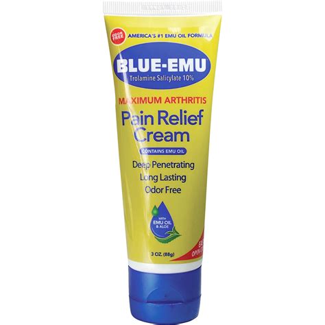 Blue Emu Maximum Arthritis Pain Relief Cream 3 Oz Pain Relievers