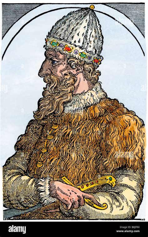 Ivan Iii Known As Ivan The Great Grand Prince Of Muscovy Hand Colored
