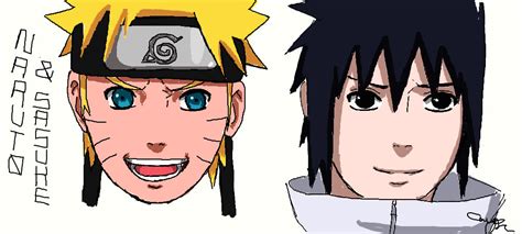 Drawing Naruto And Sasuke On Muro By Cassy F E On Deviantart