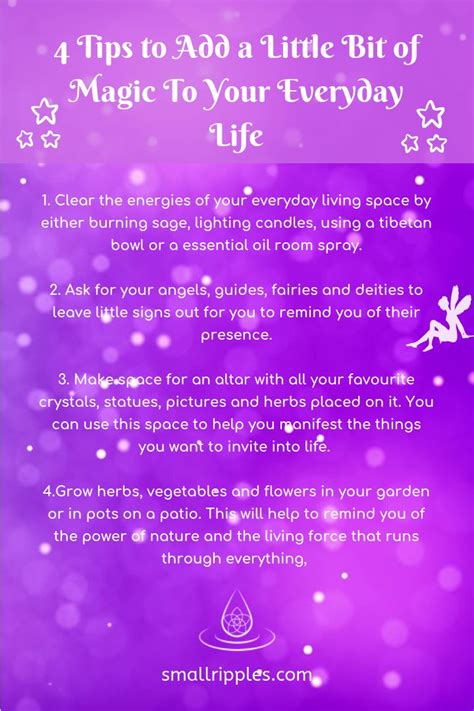 4 Tips To Add A Little Bit Of Magic To Your Everyday Life Magick