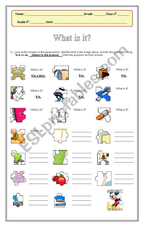 ️what Is It Worksheet Free Download