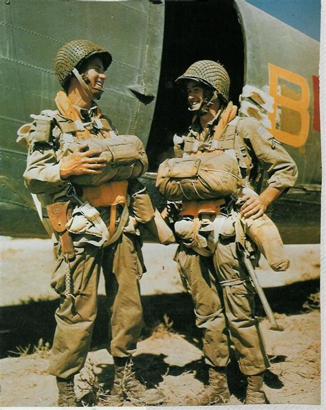82nd Airborne Division Paratroopers In Tunisia Prior To