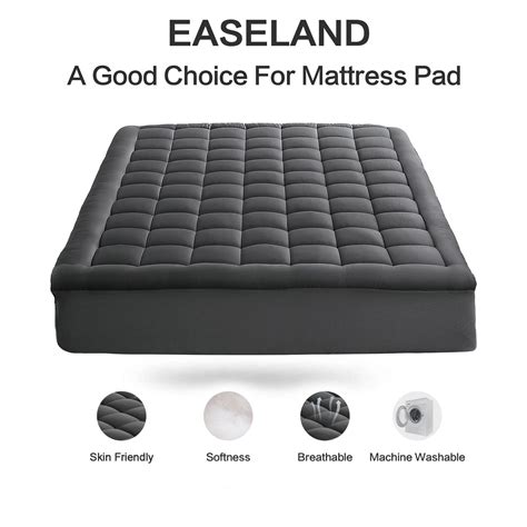 Buy Easeland Queen Size Mattress Pad Pillow Top Mattress Cover Quilted