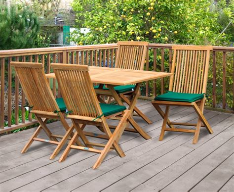 If you want to have fun in your garden with family. Rectangular Garden Folding Table and Chairs Set