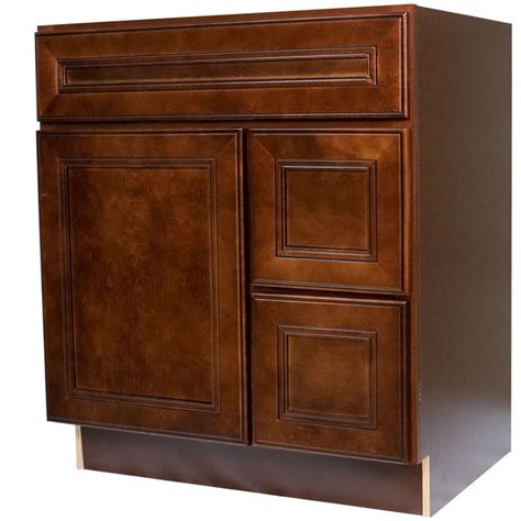 30 inch wide dalia vanity cabinet available in four (4) sizes as shown here from left to right; 30 Inch Bathroom Vanity Single Sink Cabinet in Leo Saddle ...