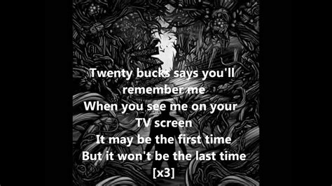 A Day To Remember Monument With Lyrics Youtube