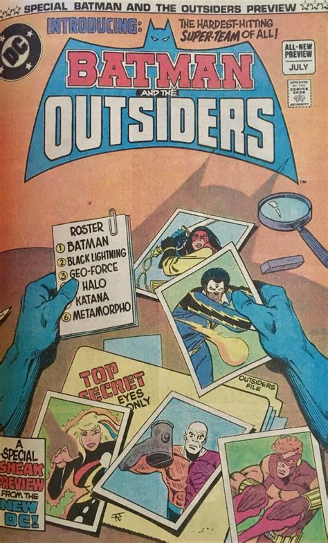 Bonus Book Batman And The Outsiders 1983 Chris Is On Infinite Earths