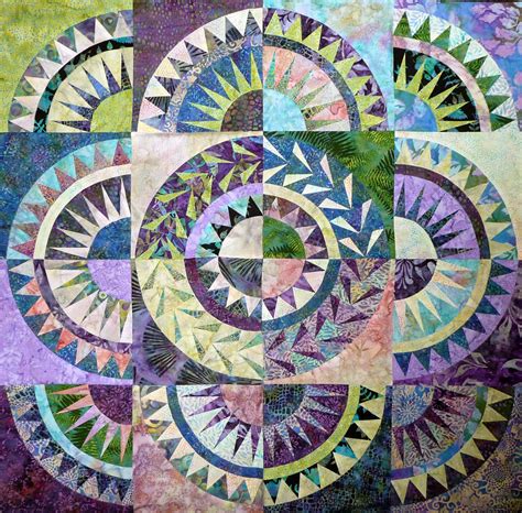 Love The Center On This New York Beauty Art Quilts Circle Quilts