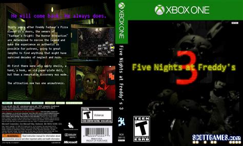 Fnaf 3 Cover For Xbox One Fake By Fnaf Crazed On Deviantart