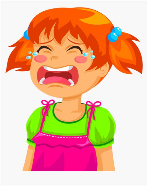 Crying Clipart Toddler Transparent Girl Cry Clipart Hd Png Download