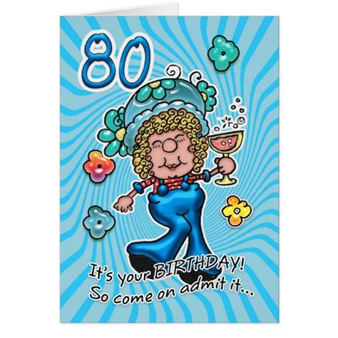 Funny 80th Cards And Invitations Uk