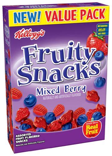 Buy Kelloggs Fruity Snacks Mixed Berry 108 Ounce Boxes Pack Of