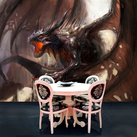 Maybe you would like to learn more about one of these? Vlies Tapete Poster Fototapete Fantasy Drache Blut ...