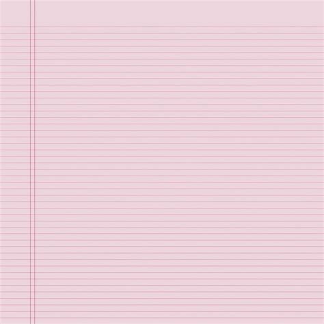 Lined Notebook Paper Template Pink Flower Writing Pap