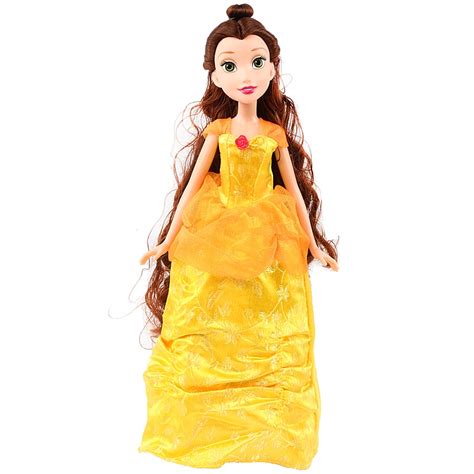 Disney 30cm Princess Belle Doll Action Figure Classic Anime Girl Toy